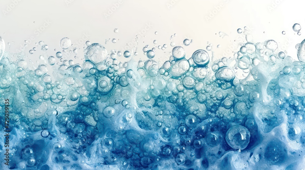 a blue and white background with bubbles of water and bubbles of water on the bottom and bottom of the image. a blue and white background with bubbles of water and bubbles of water on the bottom and bottom of the image.