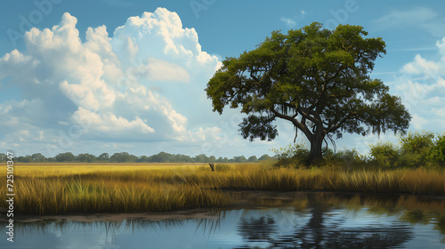 landscape of a savannah © DigitaArt.Creative