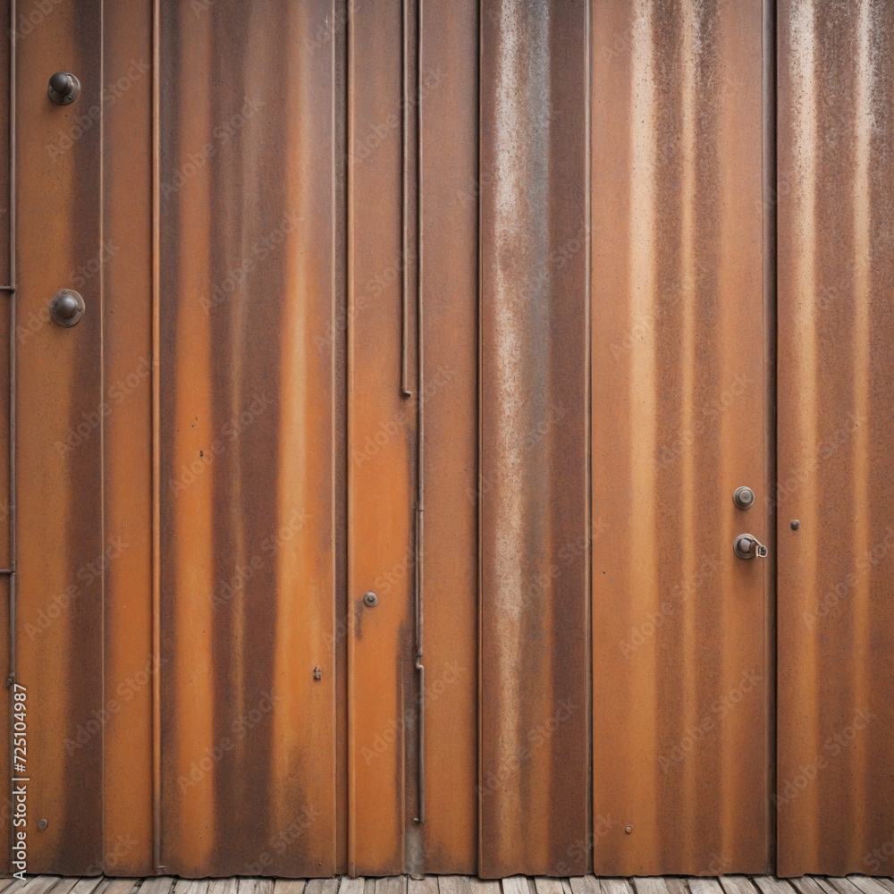 Obraz premium Contemporary Rustic Metal Villa