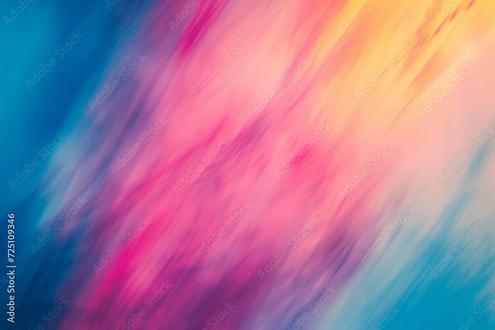 Abstract smooth blur of pink and blue colors with a flowing appearance.