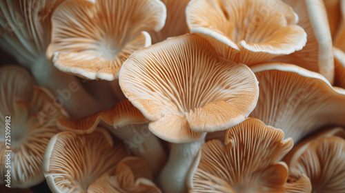 macro texture of mushrooms,ai