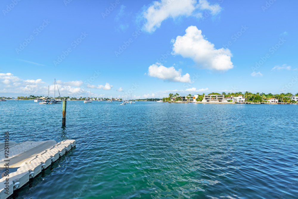 Skyline view of Miami Florida 