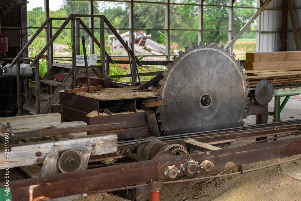 Steam Powered Sawmill