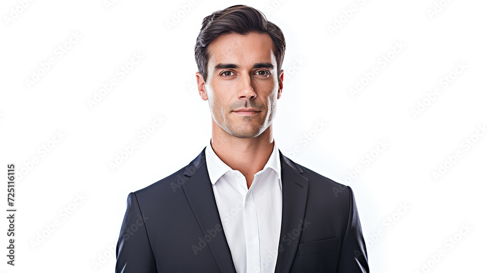 Portrait of man on grey background. Man staring at camera. Close-up cropped view of beautiful man on white background. Businessman in suite, crop shot, studio light. Portrait of man on grey background. Man staring at camera. Close-up cropped view of beautiful man on white background. Businessman in suite, crop shot, studio light.