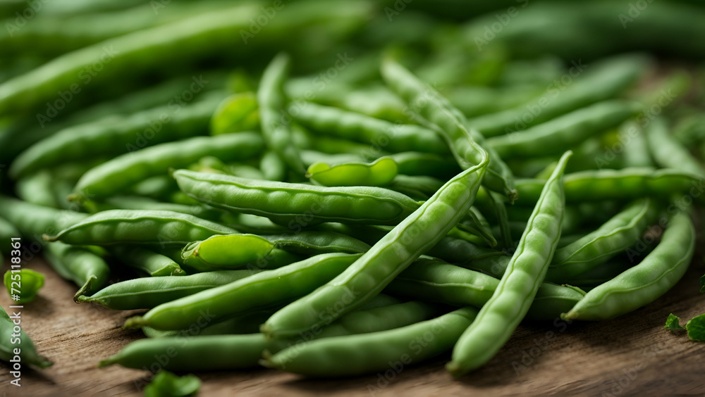 green beans on the table, fresh beans green beans on the table, fresh beans