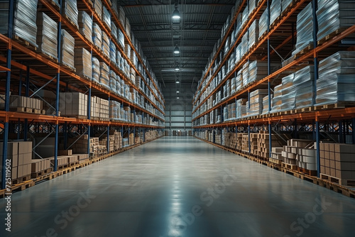 Industrial distribution and storage warehouse.