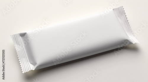 Sweets Packaging: Clean White Candy Bar Wrapper