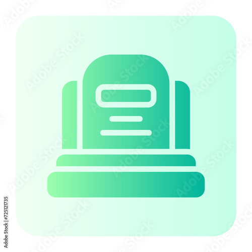 grave gradient icon