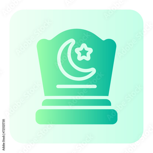 gravestone gradient icon