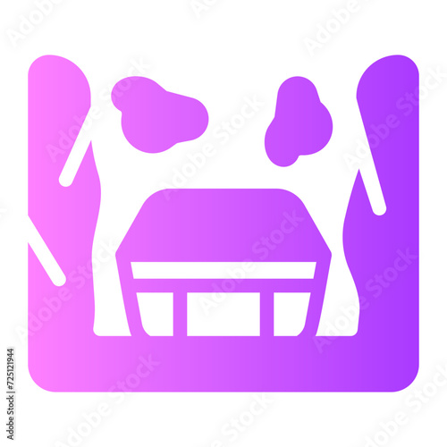 burial gradient icon