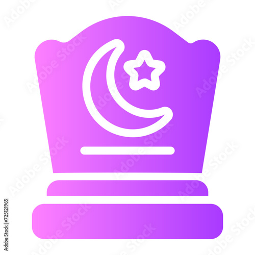 gravestone gradient icon