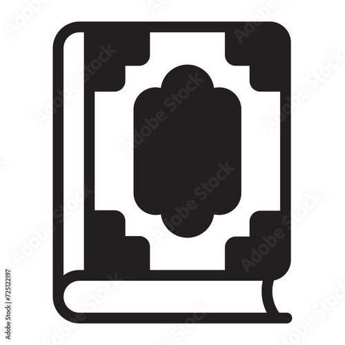 Quran glyph icon