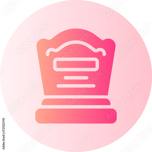 headstone gradient icon