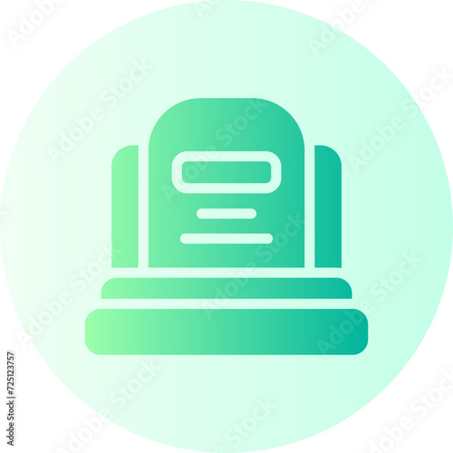 grave gradient icon