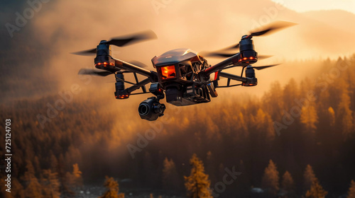 Use of Drones and Sensors in Environmental Monitoring © cwiela_CH