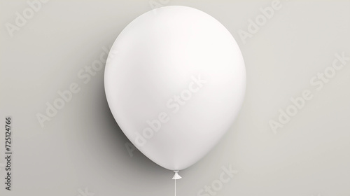 Mockup. White Balloon Suitable for Events