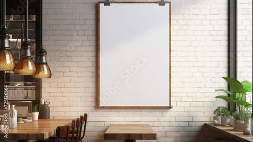 Mockup. White Restaurant Menu