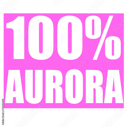 Aurora name 100 percent png