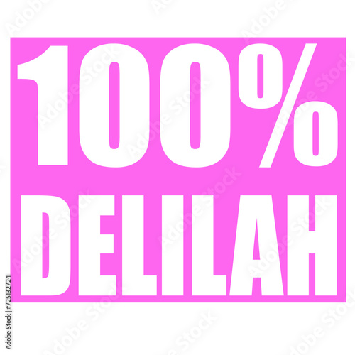 Delilah name 100 percent png