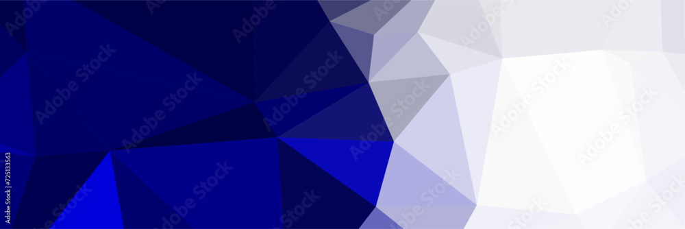 Fototapeta premium abstract blue elegant geometric background with white space