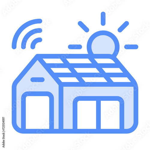 Green House Linear Color Style
