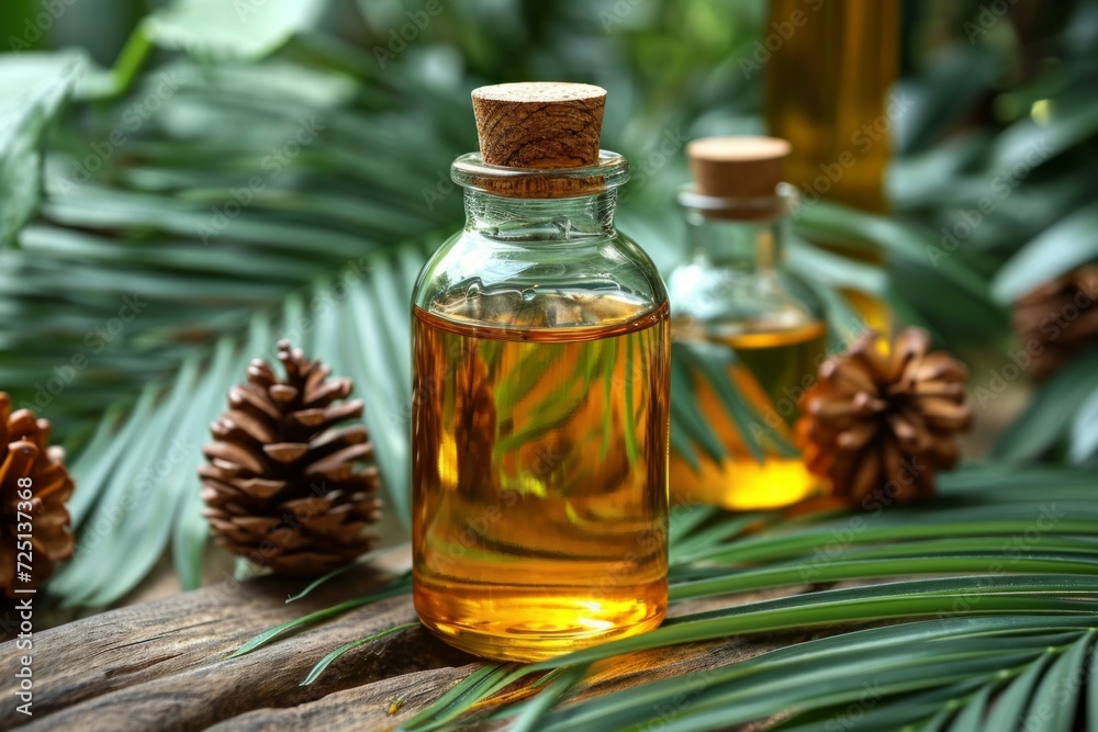 Palm oil. Background with selective focus and copy space Palm oil. Background with selective focus and copy space
