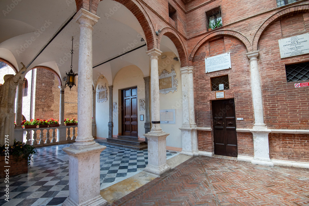 Obraz premium The Shrine of the House of Saint Catherine - Siena - Italy