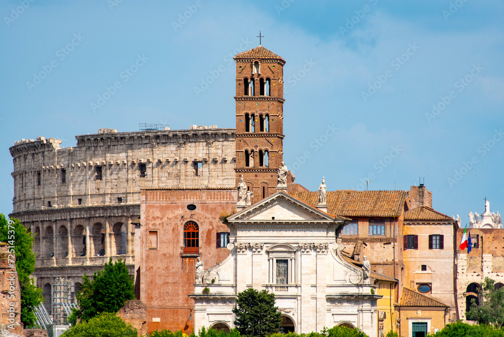 Basilica of Santa Francesca Romana - Rome - Italy Basilica of Santa Francesca Romana - Rome - Italy
