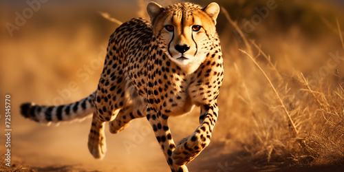 Cheetah runs © Irène