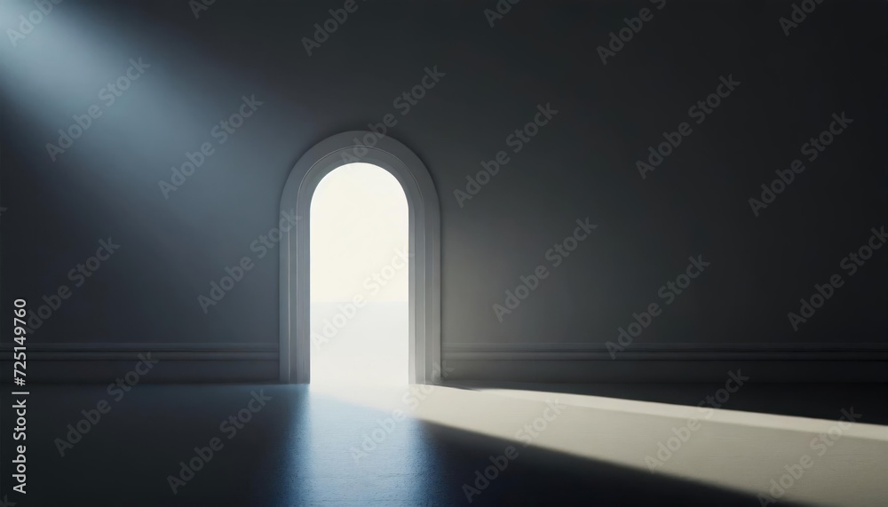 Fototapeta premium The door to a bright future