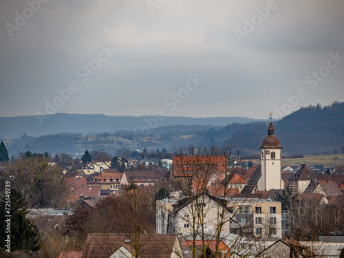 Aussicht auf die Fausstadt Knittlingen photo