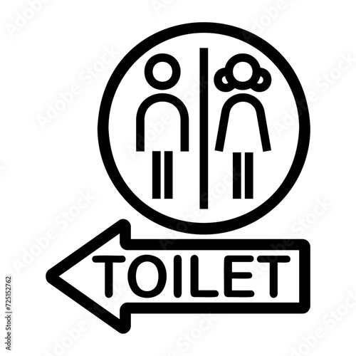 toilet icon photo