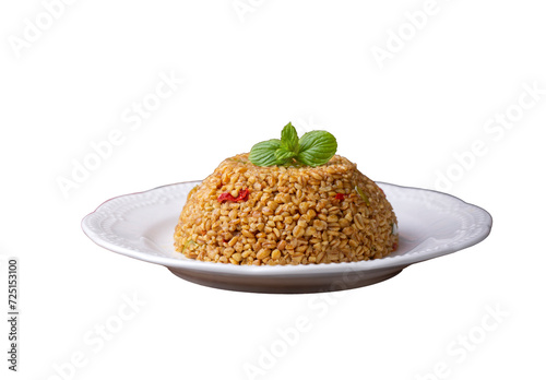 Bulgur pilaf with Siyez whe...