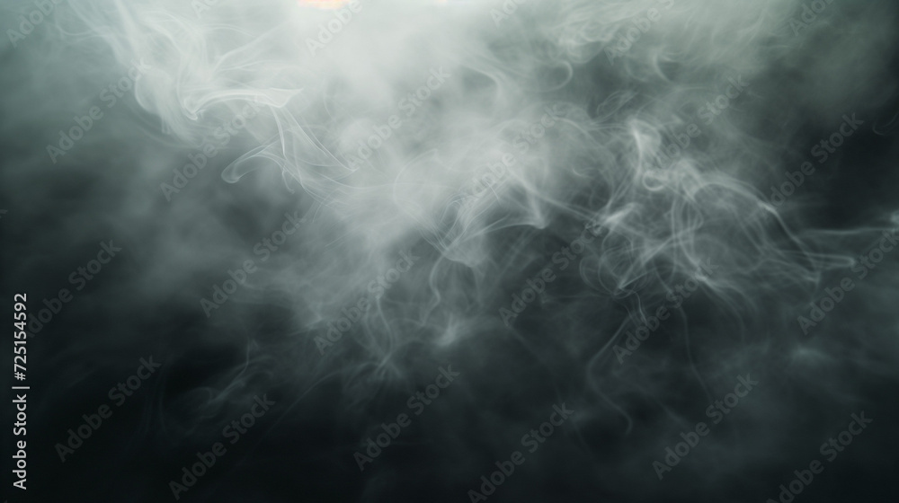 Smoky gray mist, ethereal and mysterious, soft and enigmatic background