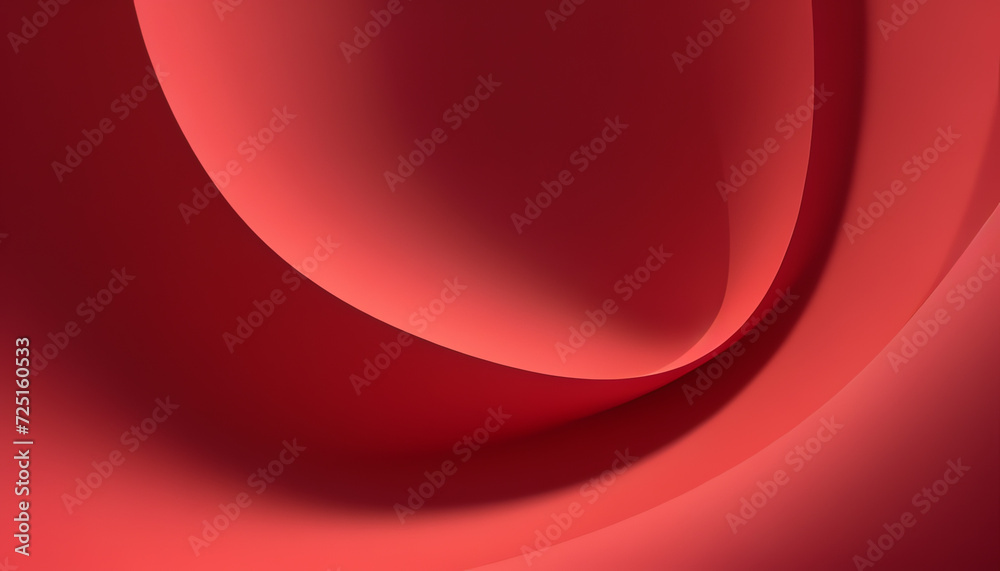 Obraz premium RED ABSTRACT BACKGROUND, Curve wallpaper luxury,s atin silk background. Vector