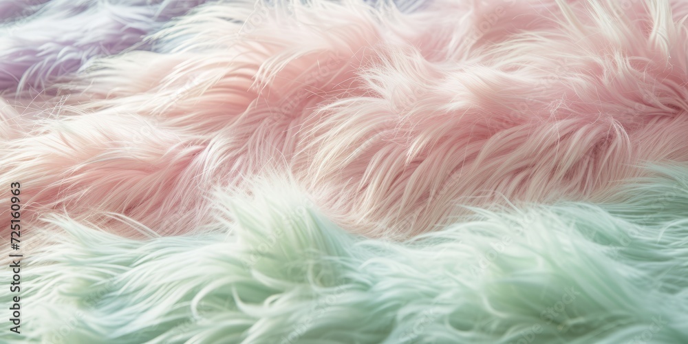 Soft Pastel Faux Fur Texture - Elegant and Cozy Interior Design Ideas Perfect for Wallpapers, Backgrounds or Textile Patterns