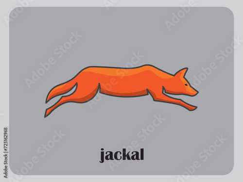 wolf logo coyote icon dog silhouette jackal vector