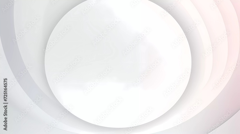 White gradient background. Smooth color combination of abstract circle paper cut. generative ai White gradient background. Smooth color combination of abstract circle paper cut. generative ai