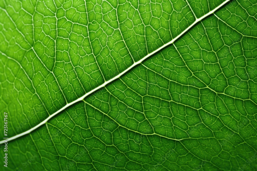 Macro of green leaves Generated by AI Macro of green leaves Generated by AI