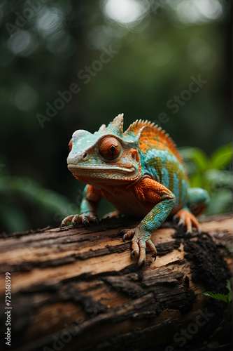 iguana on a tree