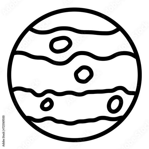 mars planet icon 