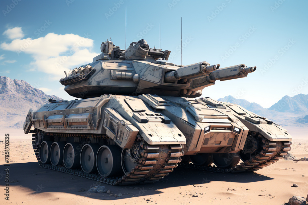 armoured infantry fighting vehicle 3D rendering