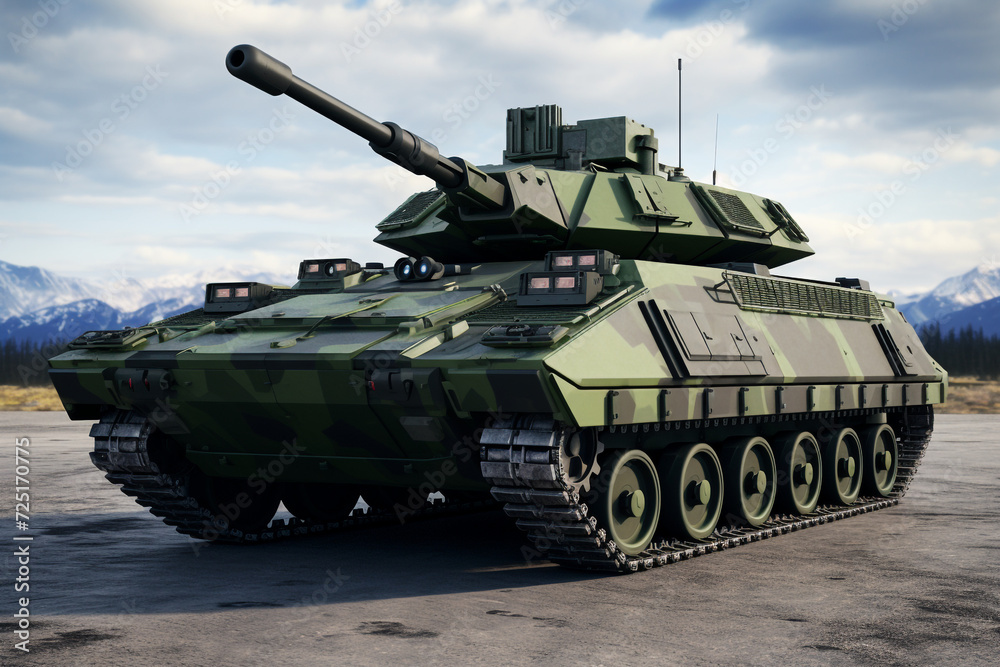 armoured infantry fighting vehicle 3D rendering armoured infantry fighting vehicle 3D rendering