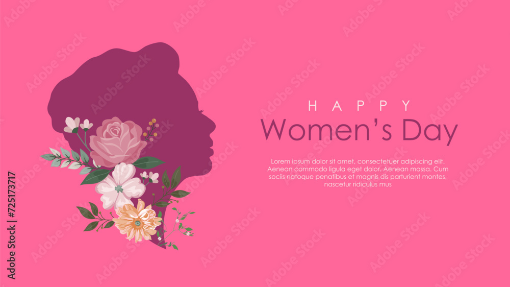 vector international womens day banner template vector international womens day banner template