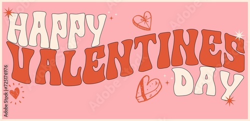 Banner happy valentines day 