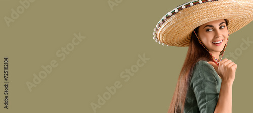 Beautiful Mexican woman in ...
