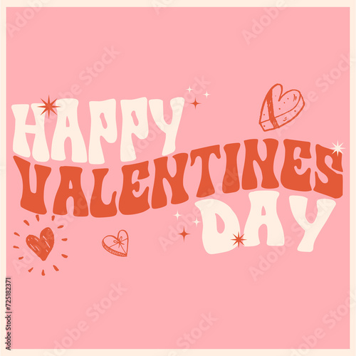 Happy Valentines day card 