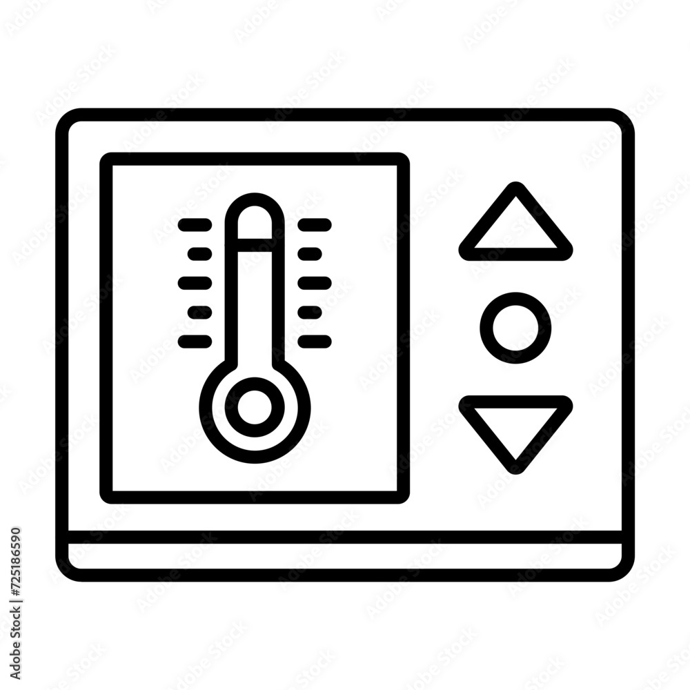 Temparature Control Icon Temparature Control Icon