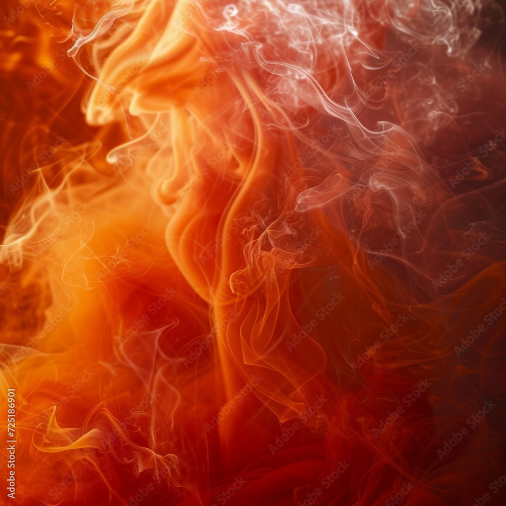 Fiery Abstracts: Artistic Interpretation of Holi Festival Flames