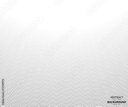 Zig Zag lines pattern. Wavy line background. Wave texture vector - illustration